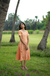 LUGANO STRIPPED DRESS