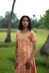 LUGANO STRIPPED DRESS