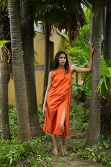 SANTIAGO RUCHED DRESS